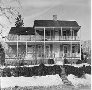 Bush-Holley House, Cob Cob., hacia 1920. Imagen procedente de Library of Congress.