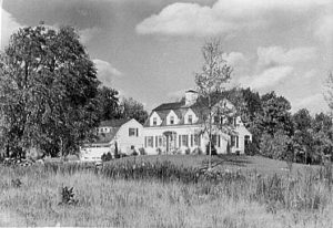 Frazier Hunt, residencia en Westport. Imagen procedente de Library of Congress.