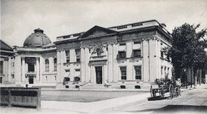 Woodbridge Hall, Yale University, hacia 1910. Imagen procedente de Library of Congress.