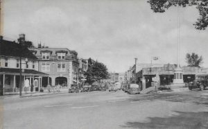Rye hacia 1930. Postal de la época.