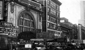 Eltinge Theatre a principios del siglo XX. Imagen procedente de New York Public Library.
