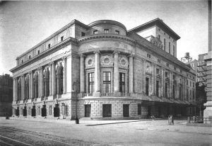 Century Theatre en noviembre de 1909. Imagen procedente de Wikipedia.