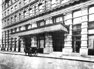 Sherry's Restaurant en 1899. Imagen procedente de Wikipedia.