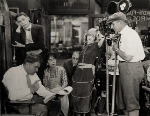 Rodaje de una de las producciones de MGM en 1924. Imagen procedente de Wikipedia.