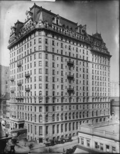 Manhattan Hotel a principios del siglo XX. Imagen procedente de Digital Culture of Metropolitan New York.
