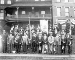 Miembros de Order Sons of Italy in America en la década de 1930. Fuente desconocida.
