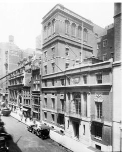 Harvard Club hacia 1920. Fuente desconocida.