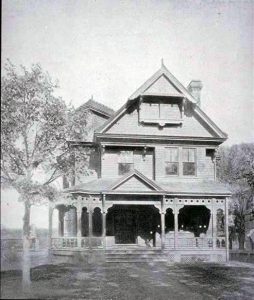 Antigua sede del Colonial Club, en Nassau Street, en 1893. Imagen procedente de Princeton University Archives.