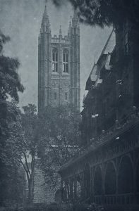 Holder Tower hacia 1910. Imagen procedente de Princeton University Archives.