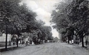 Nassau Street en 1910. Postal de la época.