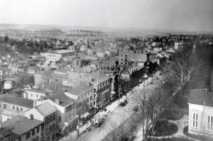 Nassau Street en 1910. Imagen procedente de Princeton Magazine.